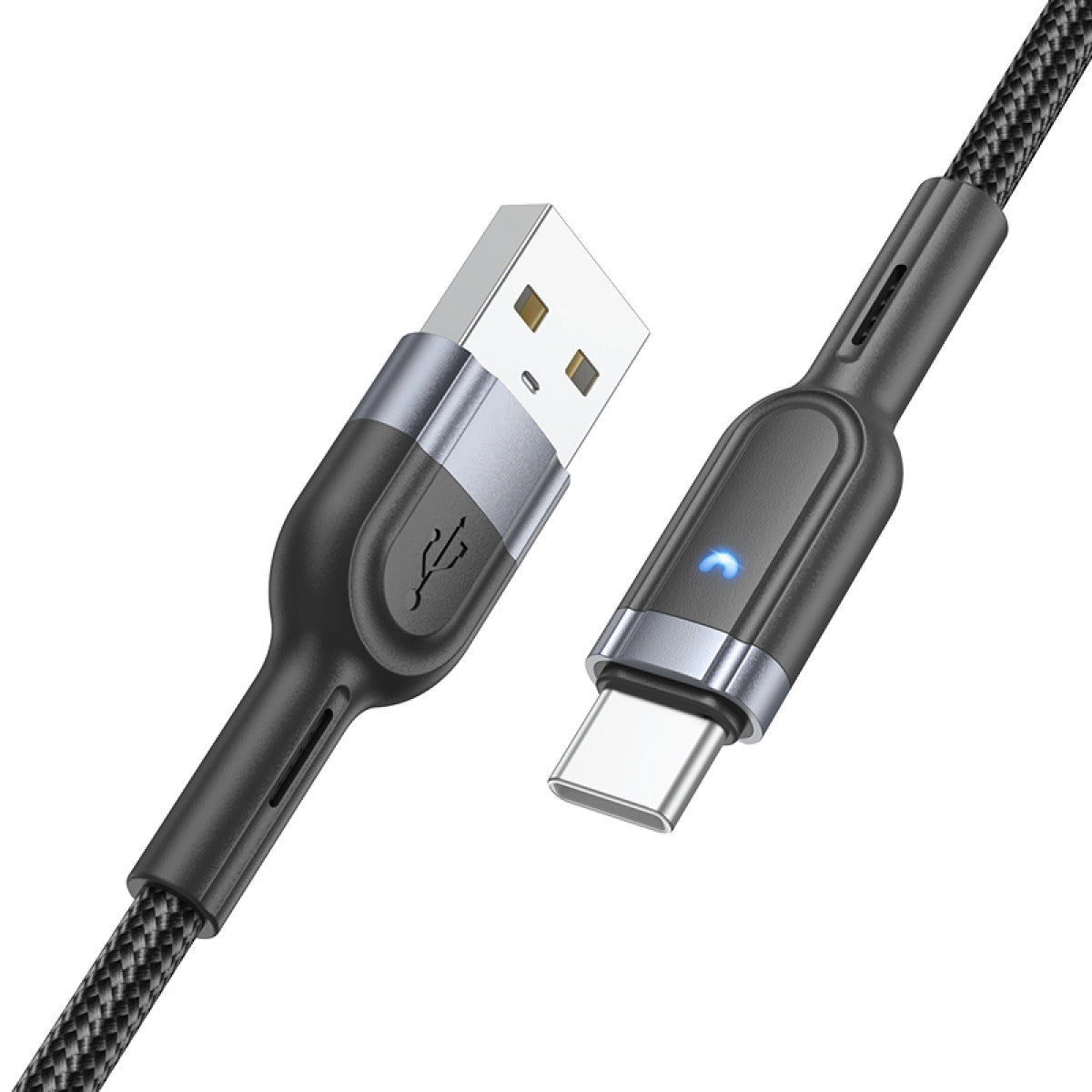 Hoco U117 Grand intelligent power-off charging data cable Type-C - Saif Al Najmi Kw